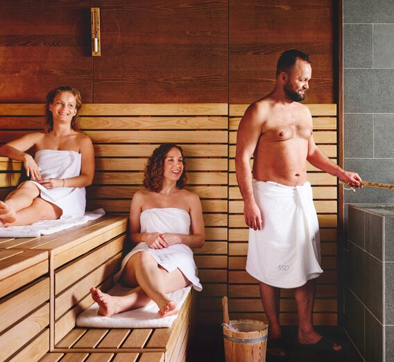 Sauna enjoyment at the Parktherme Bad Radkersburg | © Thermen- & Vulkanland | Michael Königshofer