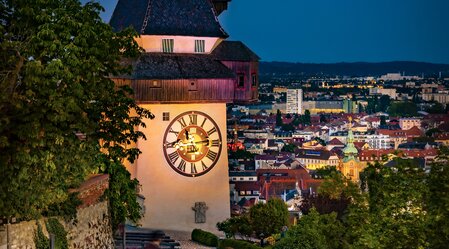 Uhrturm Graz | © Graz Tourismus | Werner Krug