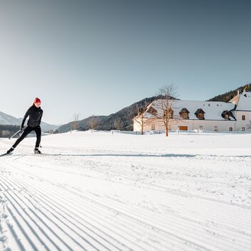Cross-country skiing on the Kaiserau in Gesäuse I Styria | © TV Gesäuse | Christoph Lukas
