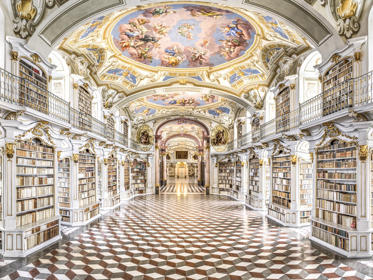 Klosterbibliothek Stift Admont I Gesäuse | © TV Gesäuse I Stefan Leitner