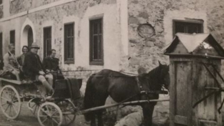 Franz Wölger vor der Abfahrt nach Admont