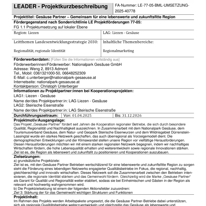 Gesäuse Partner - Gemeinsam für eine lebenswerte und zukunftsfitte Region_Projektbeschreibung.pdf