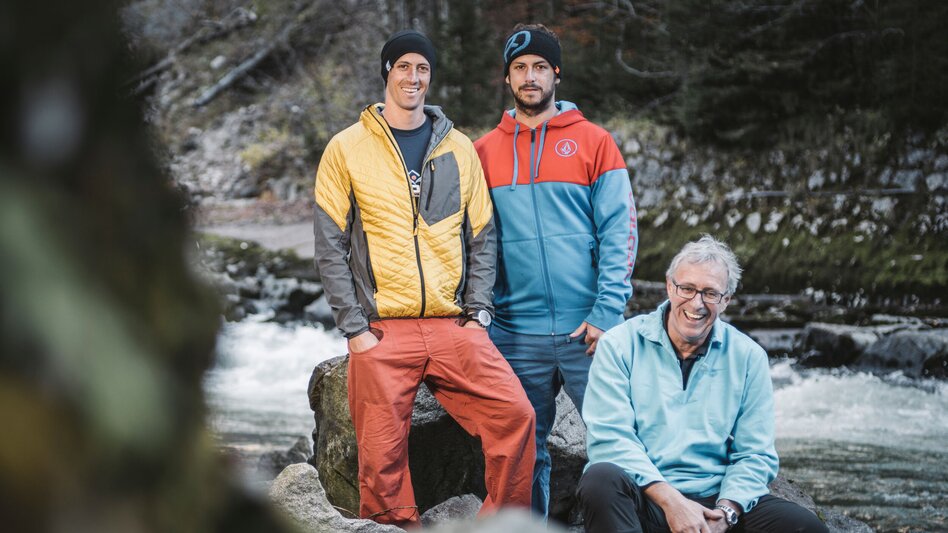 Lukas, Christoph und Hartwig Strobl I Gesäuse I Gesäuse | © Stefan Leitner