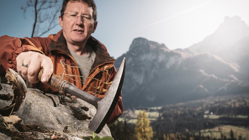 Steindolmetscher Wolfgang Riedl I Gesäuse | © Stefan Leitner |  