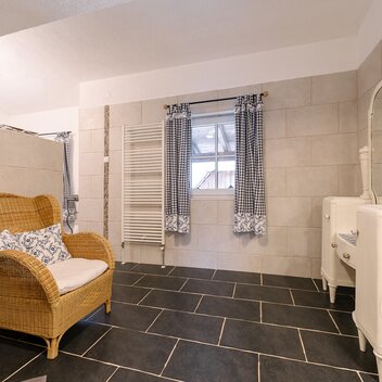 Badezimmer I Fewo Bacherlrauschen | © TV Gesäuse | Thomas Sattler