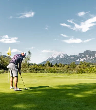 Golfen im Natura2000-Gebiet | © TV Gesäuse | Thomas Sattler