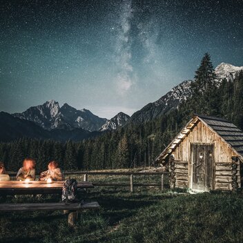Nacht auf der Hörantalm I Gesäuse I Steiermark | © Stefan Leitner | TV Gesäuse