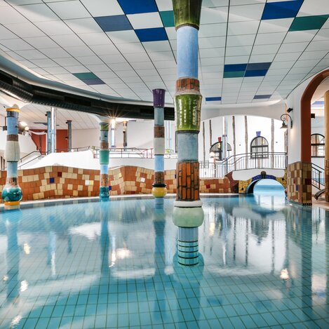 Rogner Therme Bad Blumau Innenbereich | © Rogner Bad Blumau, Hundertwasser Architekturprojekt | Harald Eisenberger