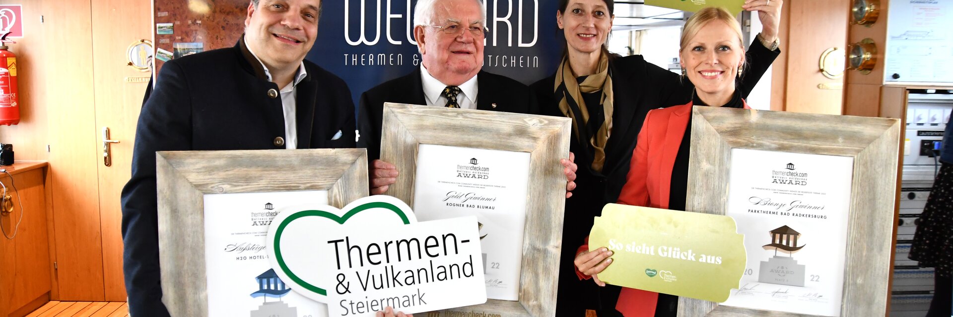 Die Gewinner des Thermencheck Awards kommen aus dem Thermen- & Vulkanland Steiermark | © Thermen- & Vulkanland  | Christian Thomaser