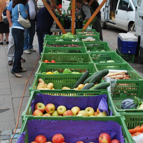 Frisches Gemüse vom Bauernmarkt | © Thermen- & Vulkanland
