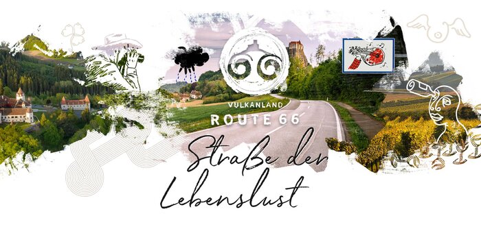 Die Straße der Lebenslust - Vulkanland Route 66 | © Steirisches Vulkanland | Bernhard Bergmann