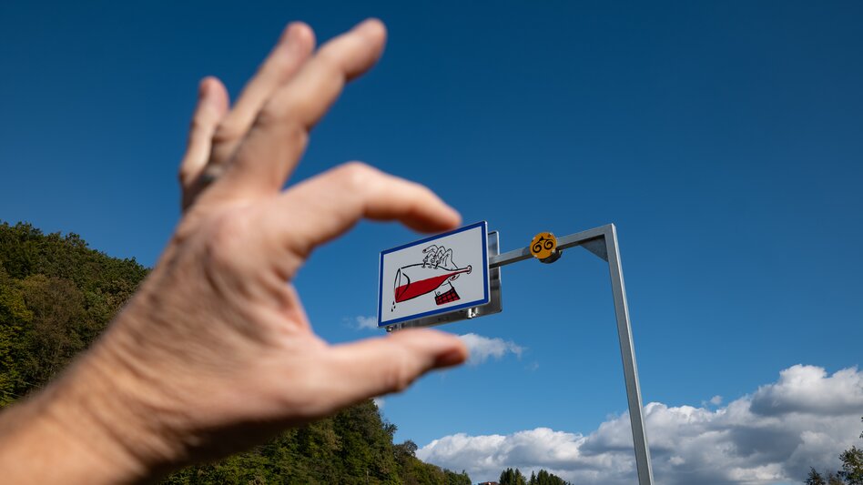 Lebenslustzeichen auf der Vulkanland Route 66 - Straße der Lebenslust | © Vulkanland Steiermark | Bernhard Bergmann