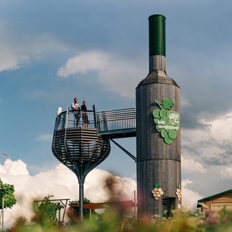 Begehbare Weinflasche Bad Loipersdorf | © Thermen- & Vulkanland | Mias Phootoart