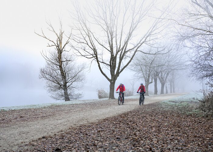 Winter cycling in the southeast of Styria | ©pixelmaker.at | Pixelmaker
