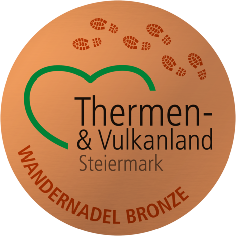 Digital Hiking Pin Bronze | © Thermen- & Vulkanland