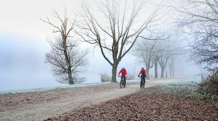 Winterradfahren im Thermen- & Vulkanland Steiermark | © Thermen- & Vulkanland  | Pixelmaker