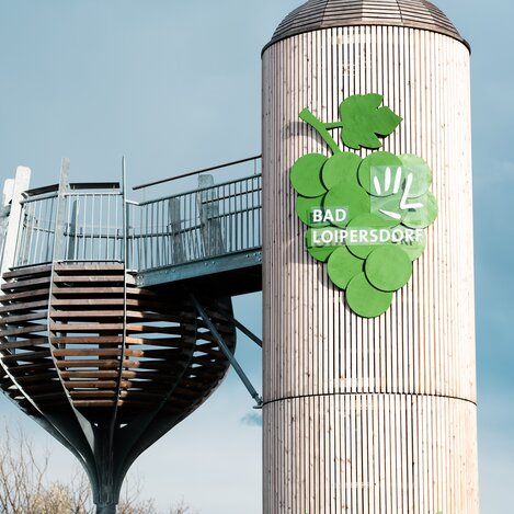 Größte begehbare Weinflasche Österreichs in Bad Loipersdorf | © Thermen- & Vulkanland | Line Sulzbacher