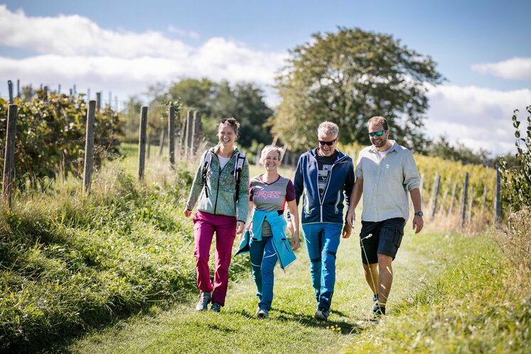 Strahlende Gesichter beim Wandern | © Thermen- & Vulkanland | Harald Eisenberger