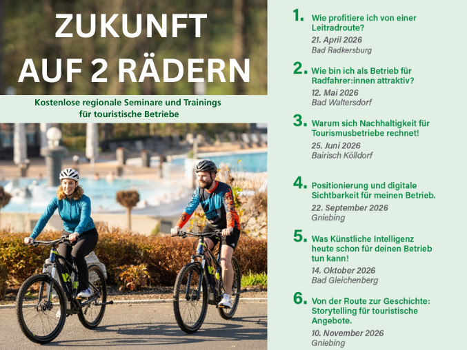 Bild mit Programm Zukunft auf zwei Rädern