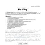 Foto des Dokuments "Einladung zur Vollversammlung 25.03.2026"