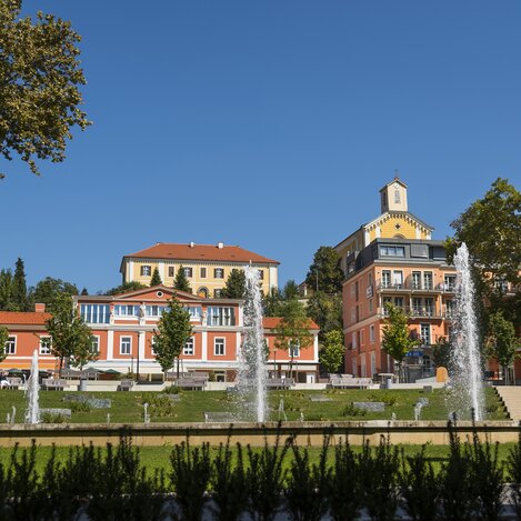 Hauptplatz Bad Gleichenberg | © Thermen- & Vulkanland | Werner Krug