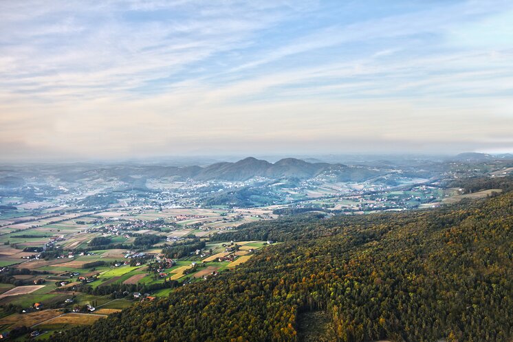 Aussicht auf die Bad Gleichenberger Kogel | © Thermen- & Vulkanland | Werner Resch