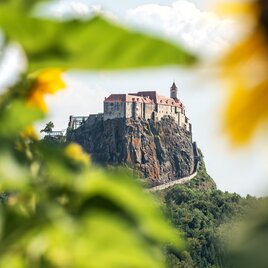 Riegersburg_Sommer_Sonnenblume | © Tourismusverband Thermen- & Vulkanland I derferder.at
