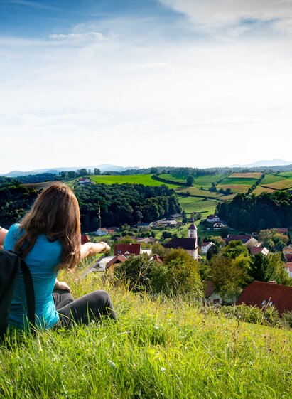 Blick auf Unterlamm | © Gemeinde Unterlamm | Hannes Wagner