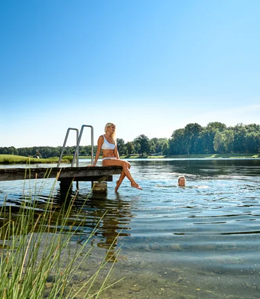 Fun at the lake "Röcksee" in Mureck | © Thermen- & Vulkanland | pixelmaker.at
