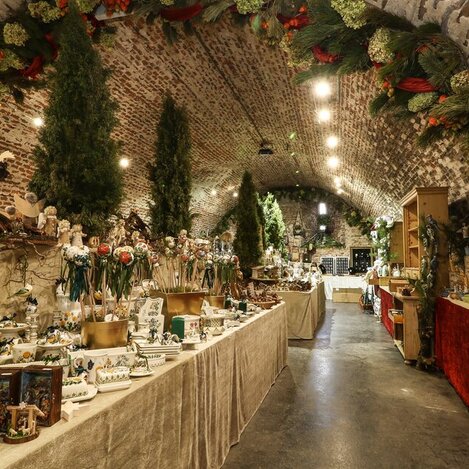 Adventstimmung im Gewölbekeller im Schloss Burgau | © Thermen- & Vulkanland
