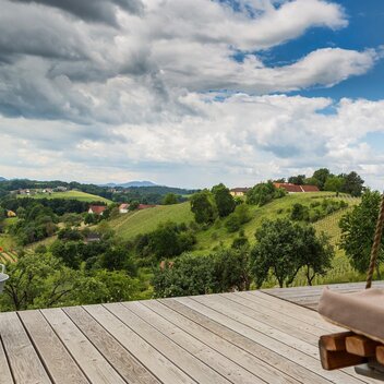 Ausblick genießen im Weingartenresort Unterlamm | © Weingarten Resort Unterlamm