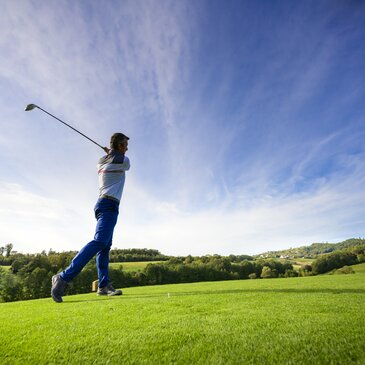 Golfer auf dem Traminergolf in Klöch