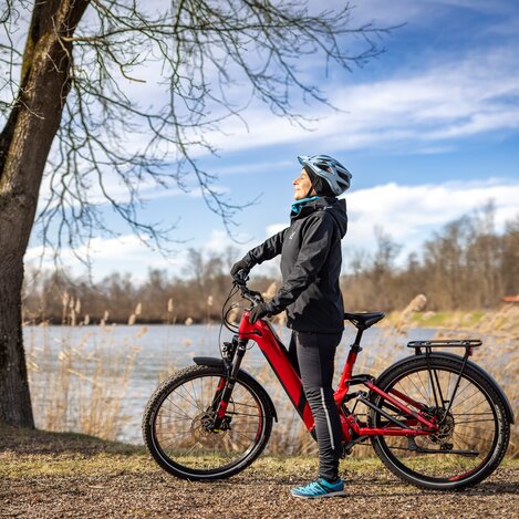 Energie tanken beim Winterradfahren | © Thermen- & Vulkanland | Harald Eisenberger