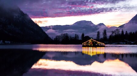 Schifffahrt Grundlsee | Adventfahrt am Grundlsee im Ausseerland Salzkammergut | Martin  Huber