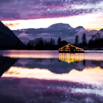 Schifffahrt Grundlsee | Adventfahrt am Grundlsee im Ausseerland Salzkammergut | Martin  Huber