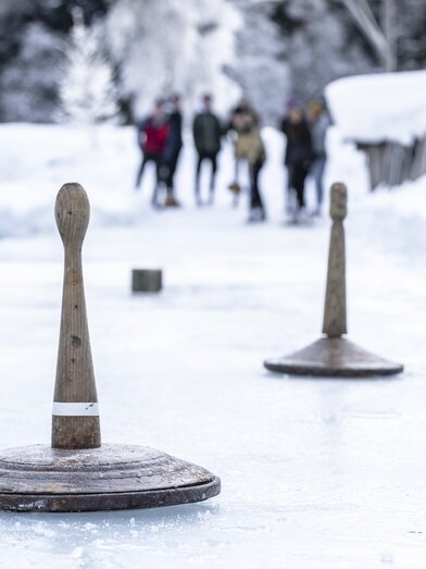 Eisstockschießen im Ausseerland Salzkammergut | © Steiermark Tourismus | Martin  Huber