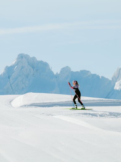 Langlaufen auf der Tauplitzalm im Ausseerland Salzkammergut