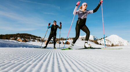 Langlaufen auf der Tauplitzalm im Ausseerland Salzkammergut