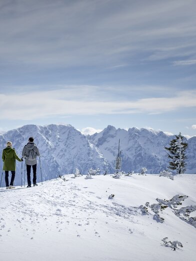 Winterwandern auf der Tauplitzalm im Ausseerland Salzkammergut | © TVB Ausseerland Salzkammergut | Tom Lamm