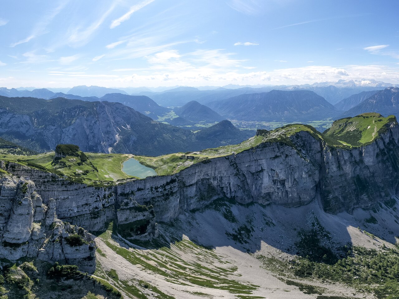 Panoramafoto Loser mit Hochanger und Augstsee | © Tom Lamm | ikarus.cc | Tom Lamm