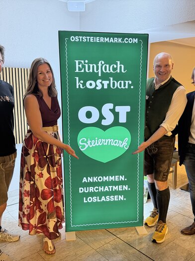 Vorstand und Geschäftsführer des Tourismusverbandes Oststeiermark | © 
Oststeiermark Tourismus