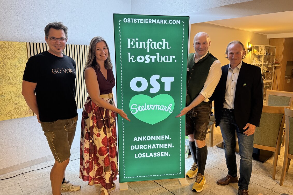 Vorstand und Geschäftsführer des Tourismusverbandes Oststeiermark | © 
Oststeiermark Tourismus