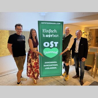 Vorstand und Geschäftsführer des Tourismusverbandes Oststeiermark | © 
Oststeiermark Tourismus