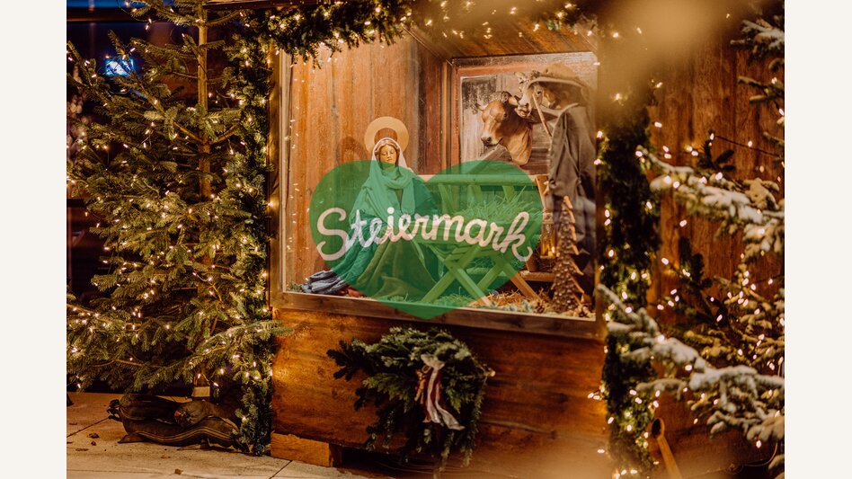 Adventkrippe in Pinggau der Kräuterregion Wechselland | ©  Oststeiermark Tourismus | Florian Luckerbauer
