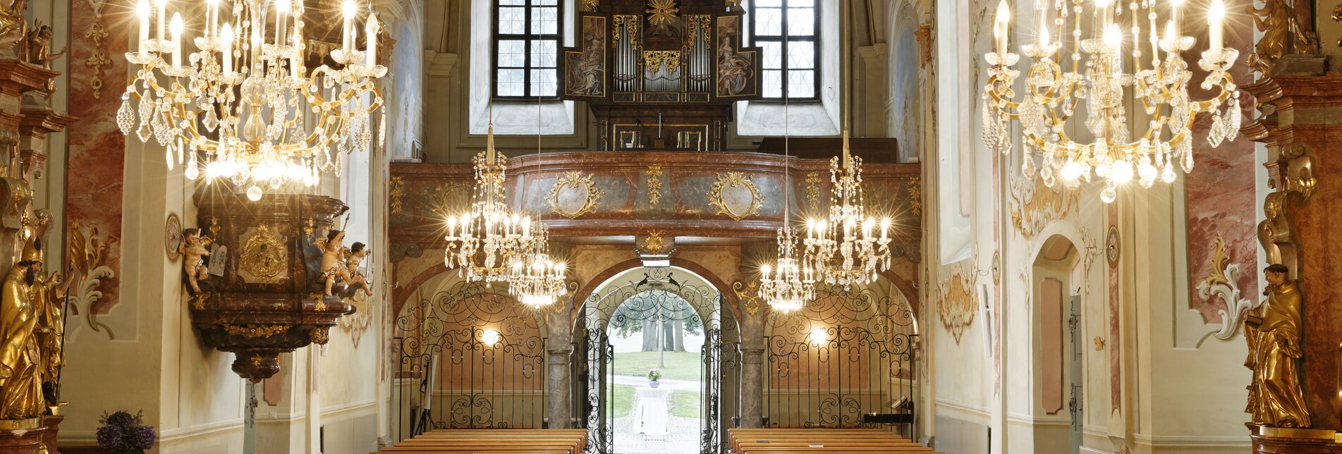 Wallfahrtskirche Maria Lebing mit Orgel in der Oststeiermark | © TV Oststeiermark | Bernhard Bergmann