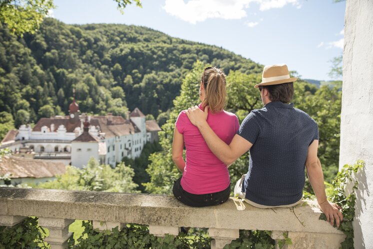 Blick auf das Schloss Herberstein in der Oststeiermark | © TV Oststeiermark | Bernhard Bergmann | © Oststeiermark Tourismus, Bernhard Bergmann