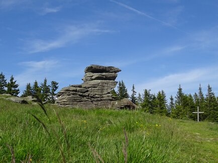Teufelstein in Fischbach in Eastern Styria