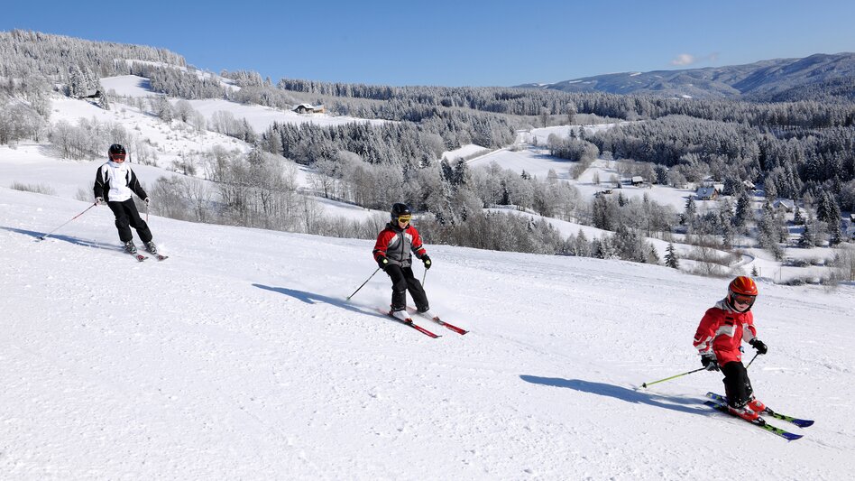 Skifahren am Hauereck in der Joglland-Waldheimat in der Oststeiermark | © TV Oststeiermark | Gery Wolf
