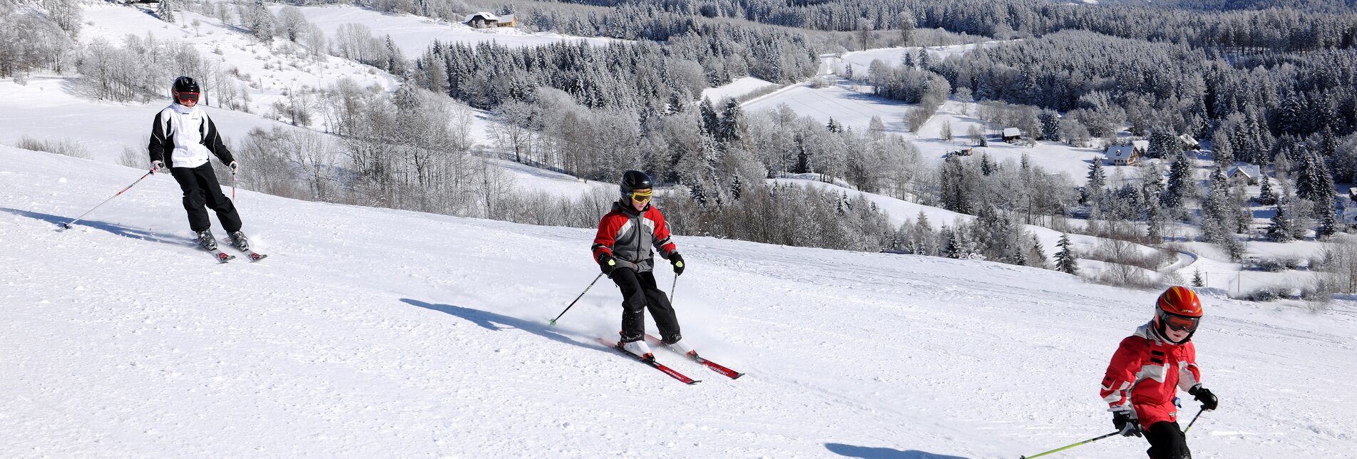 Skifahren am Hauereck in der Joglland-Waldheimat in der Oststeiermark | © TV Oststeiermark | Gerry Wolf