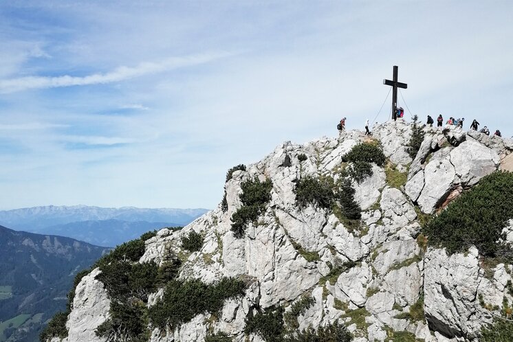 Summit cross on Hochlantsch | © TV Oststeiermark | Chiara Raith